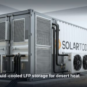 500 kWh Desert Climate LFP Battery Energy Storage System – Liquid-Cooled 20 ft Container, 250 kW
